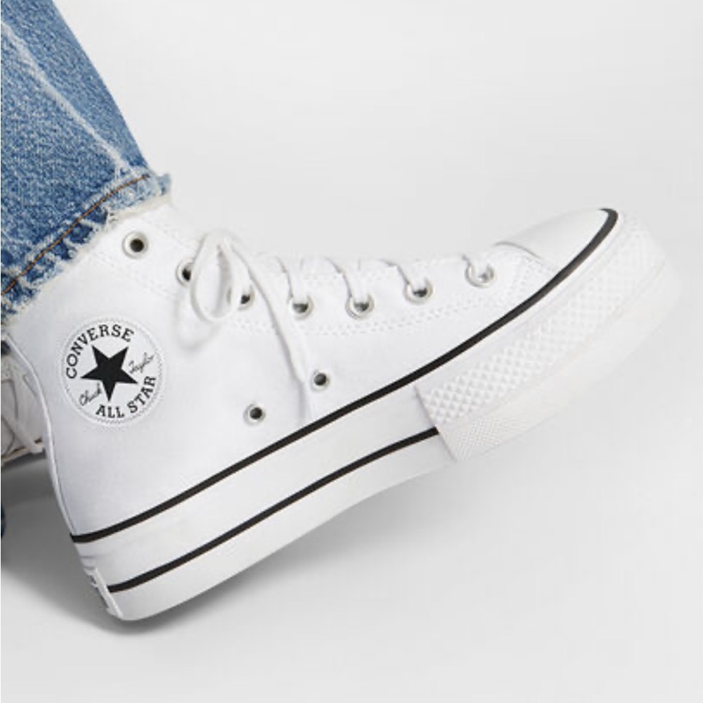 All star lift platform canvas converse
